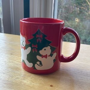 Waechtersbach red teddy bear mug